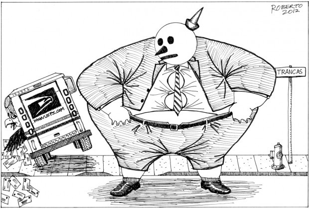 Editorial cartoon: Jack in the Post Office Box